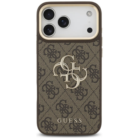 Husa de protectie Guess compatibil cu iPhone 17 Pro Max / iPhone 18 Pro Max, Maro