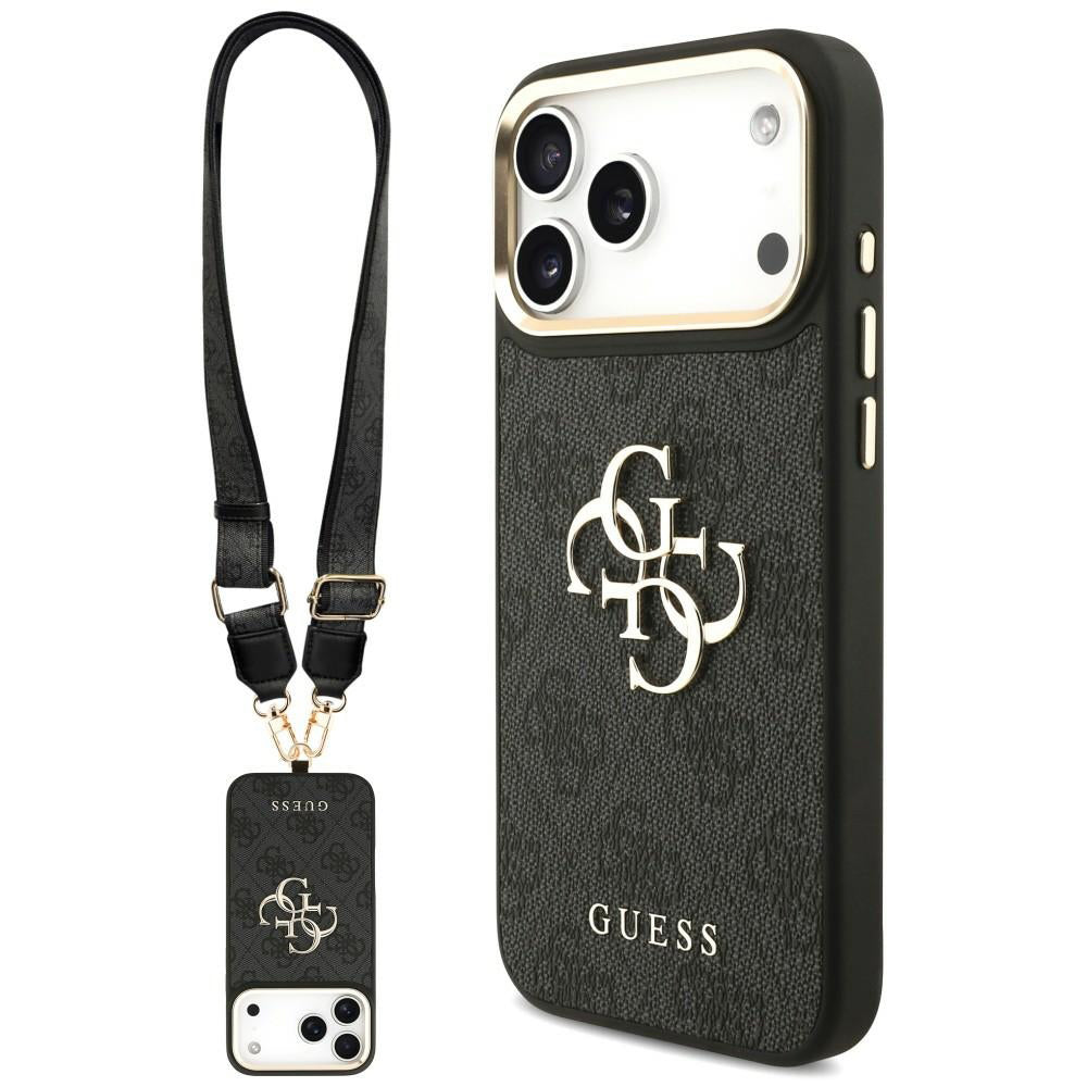 Husa de protectie Guess compatibil cu iPhone 17 Pro / iPhone 18 Pro, Negru