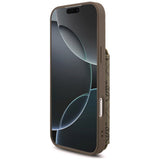 Husa de protectie Guess Hardcase 4G compatibil cu iPhone 18 Pro / iPhone 17 Pro, Maro