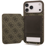 Husa de protectie Guess Hardcase 4G compatibil cu iPhone 18 Pro / iPhone 17 Pro, Maro