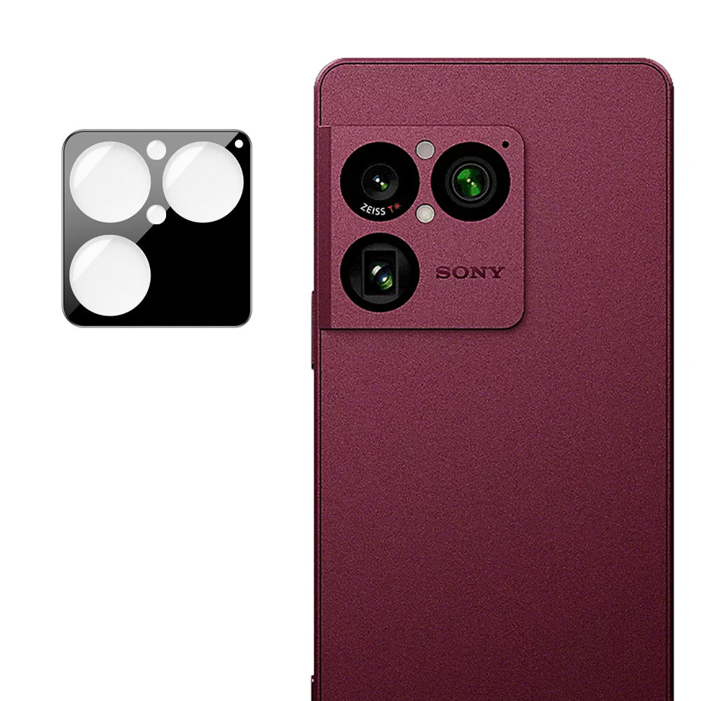 Folie de protectie Techsuit Full Camera Glass compatibil cu Sony Xperia 1 VIII, Negru