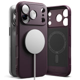 Husa de protectie Ringke Onyx compatibil cu iPhone 17 Pro Max / iPhone 18 Pro Max, Visiniu