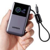 Baterie externa Ugreen PB727 (85301B), 10000mAh, USB / Type-C, 55W, Gri