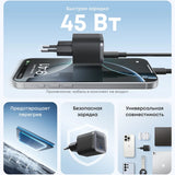 Incarcator Anker (A2692L11), USB-C, 45W, GaN Fast Charge, Negru