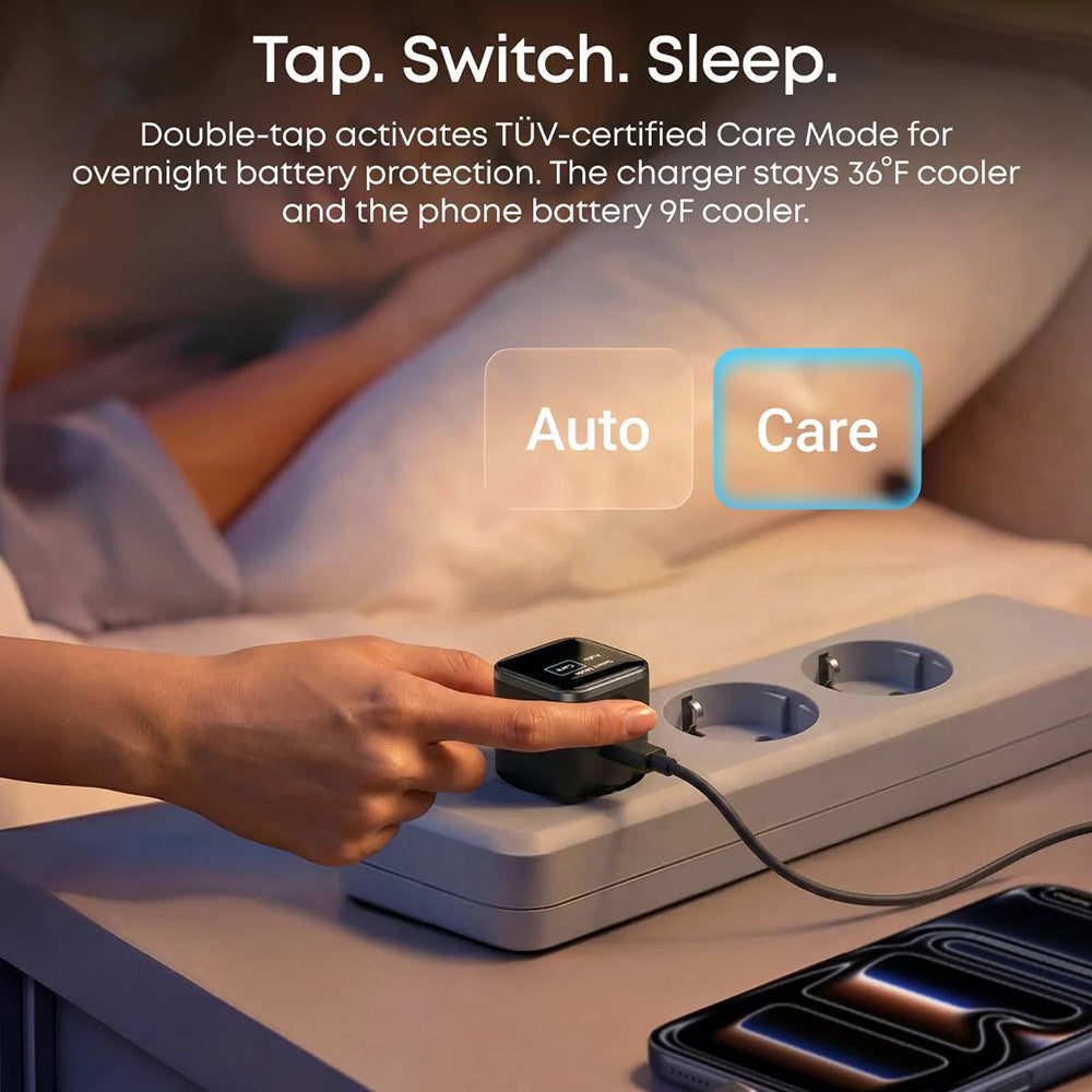Incarcator Anker (A121DGO1), Type-C, 45W GaN, Fast Charge, Portocaliu