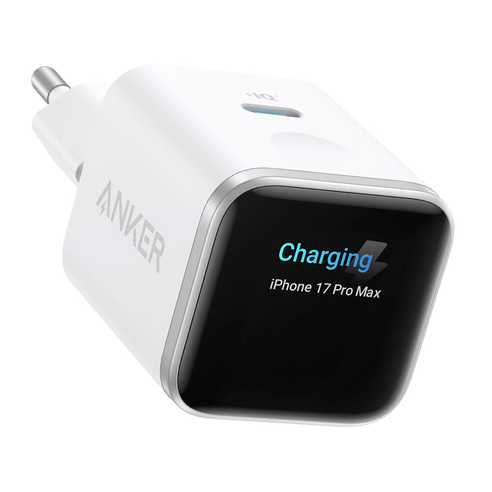 Incarcator Anker (A121DG21), Type-C, 45W, GaN, Alb