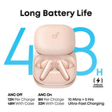 Anker SoundCore Liberty 5 fülhallgató (A3957G51), Dolby Audio, Bluetooth 5.4, rózsaszín