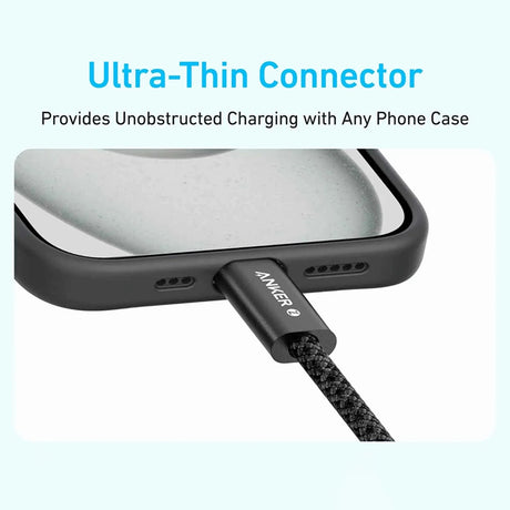 Anker Zolo kábel (A8060H12), USB-C, 240 W, 1,8 m, fekete