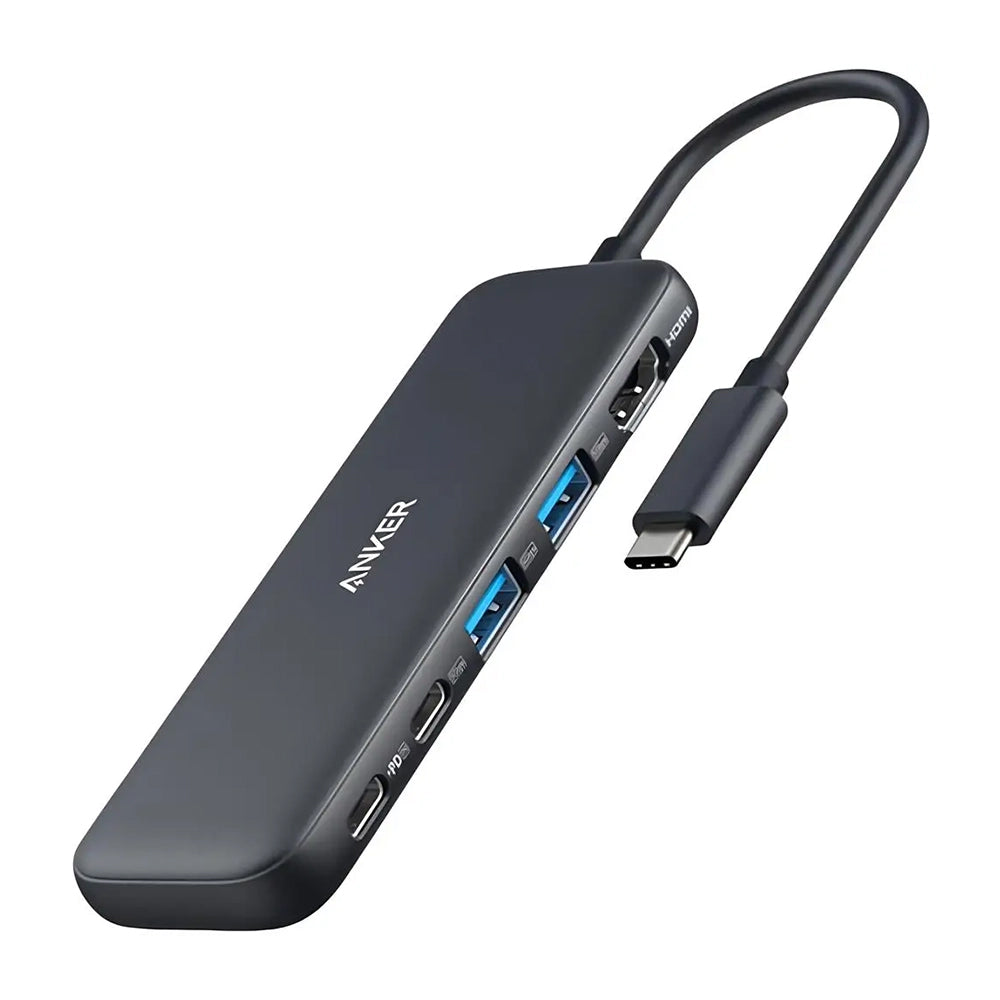 Hub Anker 332 (A8355H11), 5in1 HDMI 4K, Negru