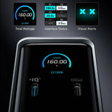 Anker Prime 737 hub (A83B63A1), 14 az 1-ben, 160 W, két 4K-s kijelző, fekete