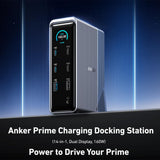 Anker Prime 737 hub (A83B63A1), 14 az 1-ben, 160 W, két 4K-s kijelző, fekete