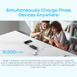 Baterie externa Anker Zolo (A110DH21), 10000mAh, USB / USB-C, 22.5W, Alb