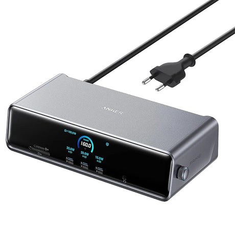 Hub Anker Prime A83B33A1, 14in1, DisplayLink 8K, gri
