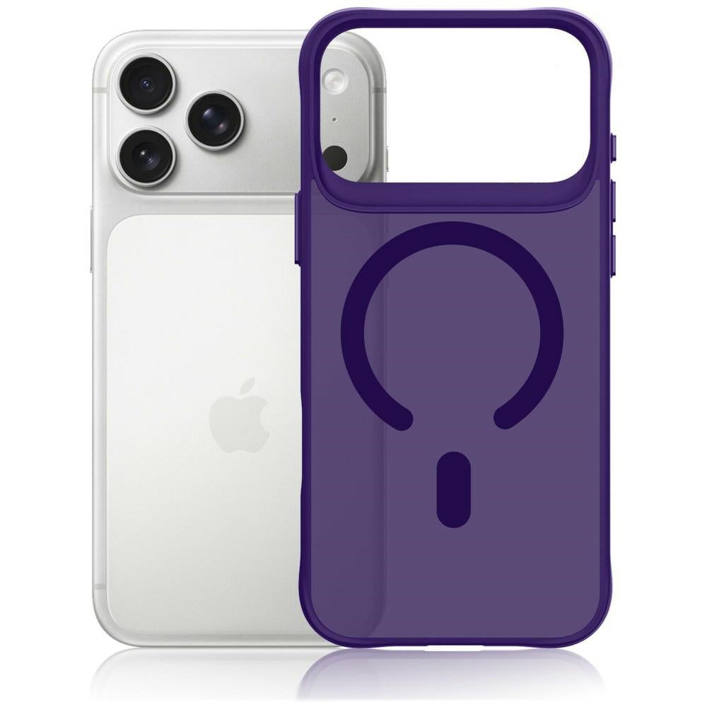 Husa de protectie 3mk Smoke MagCase compatibil cu iPhone 17 Pro / iPhone 18 Pro, Mov