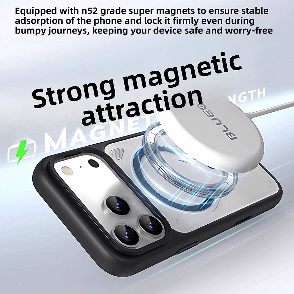 Husa de protectie Blueo compatibil cu iPhone 17 Pro / iPhone 18 Pro, Portocaliu