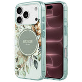 Husa de protectie Guess IML compatibil cu iPhone 18 Pro Max / iPhone 17 Pro Max, Verde