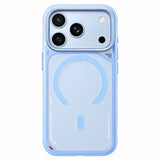 Husa de protectie Blueo Frosted Heat Dissipation Stand MagSafe compatibil cu iPhone 17 Pro / iPhone 18 Pro, Albastru