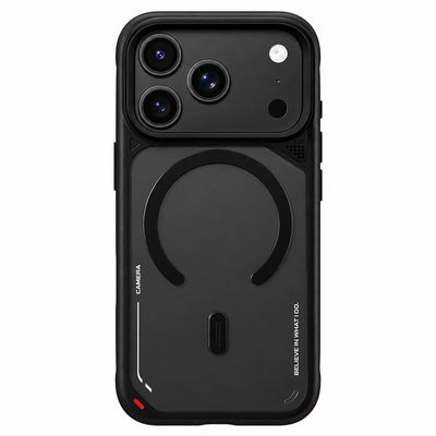 Husa de protectie Blueo compatibil cu iPhone 17 Pro / iPhone 18 Pro, Negru