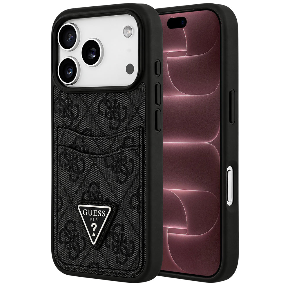 Husa de protectie Guess Hardcase 4G compatibil cu iPhone 18 Pro Max / iPhone 17 Pro Max, Negru