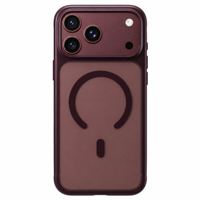 Husa de protectie Blueo Skin Friendly compatibil cu iPhone 17 Pro / iPhone 18 Pro, Bordo