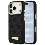 Husa de protectie Guess Hardcase 4G compatibil cu iPhone 18 Pro / iPhone 17 Pro, Negru
