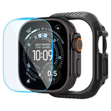 Folie de protectie smartwatch Apple Watch Ultra compatibil cu Ultra / Ultra 2 / Ultra 3, Negru