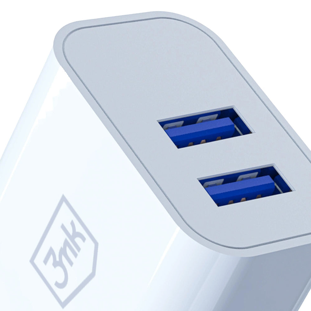 3mk FlowPower hálózati töltő, 2x USB, 10 W