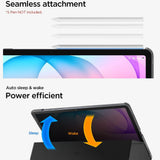 Husa de protectie tableta Spigen Liquid Air compatibil cu Samsung Galaxy Tab S12 Plus, Negru