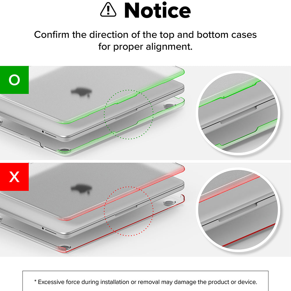 Husa laptop Ringke Slim MacBook Neo 13", Transparent