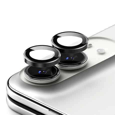 Ringke Camera Lens Frame Glass kamera fólia iPhone Duo, fekete