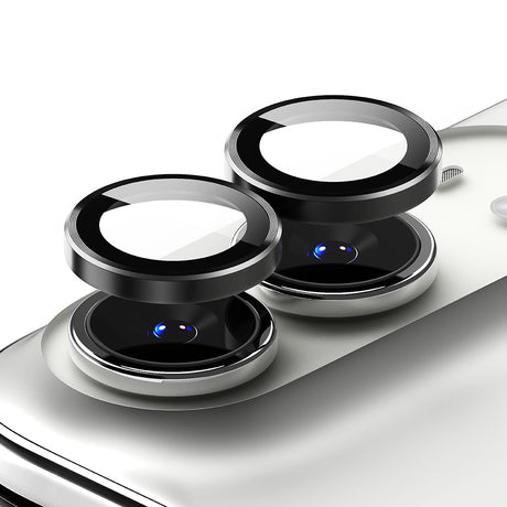 Ringke Camera Lens Frame Glass kamera fólia iPhone Duo, fekete