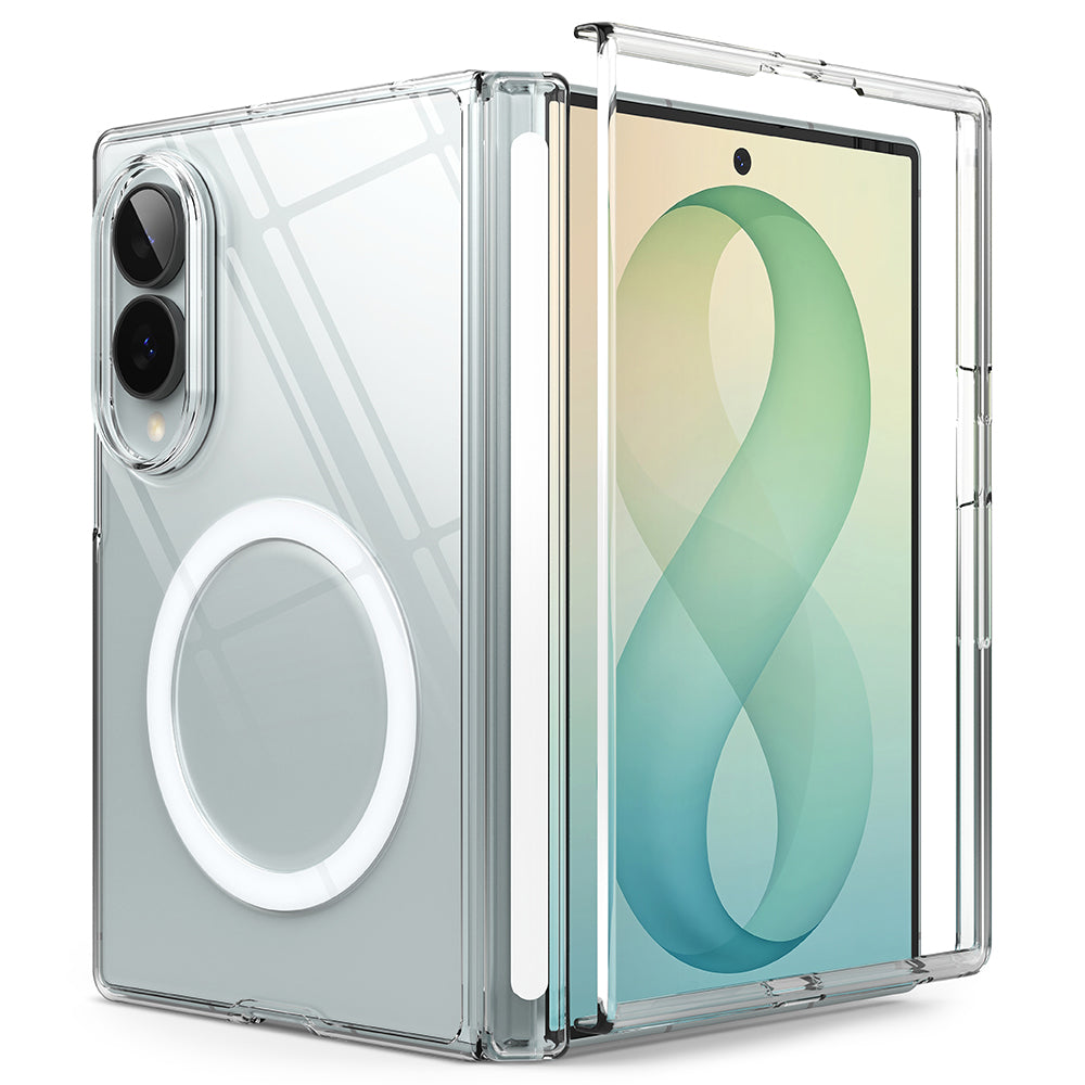 Husa de protectie Ringke Fusion compatibil cu Samsung Galaxy Z Fold8, Transparent