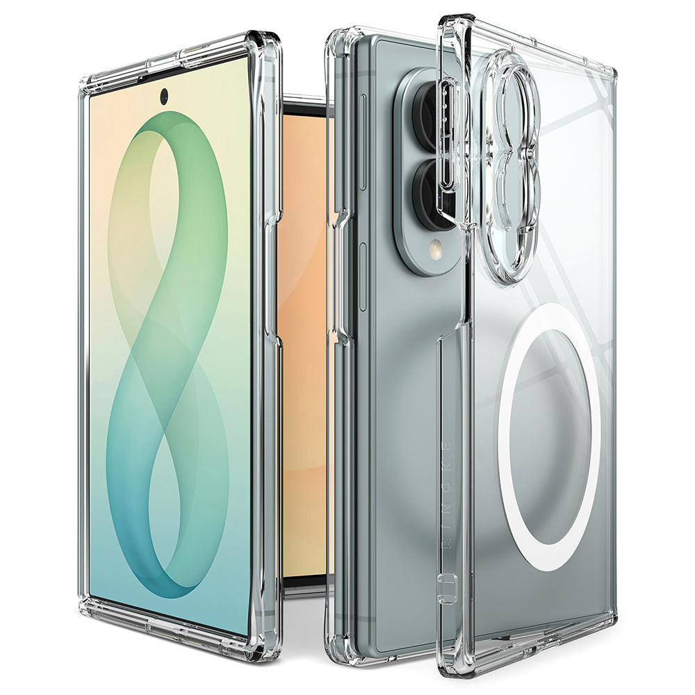 Husa de protectie Ringke Fusion compatibil cu Samsung Galaxy Z Fold8, Transparent