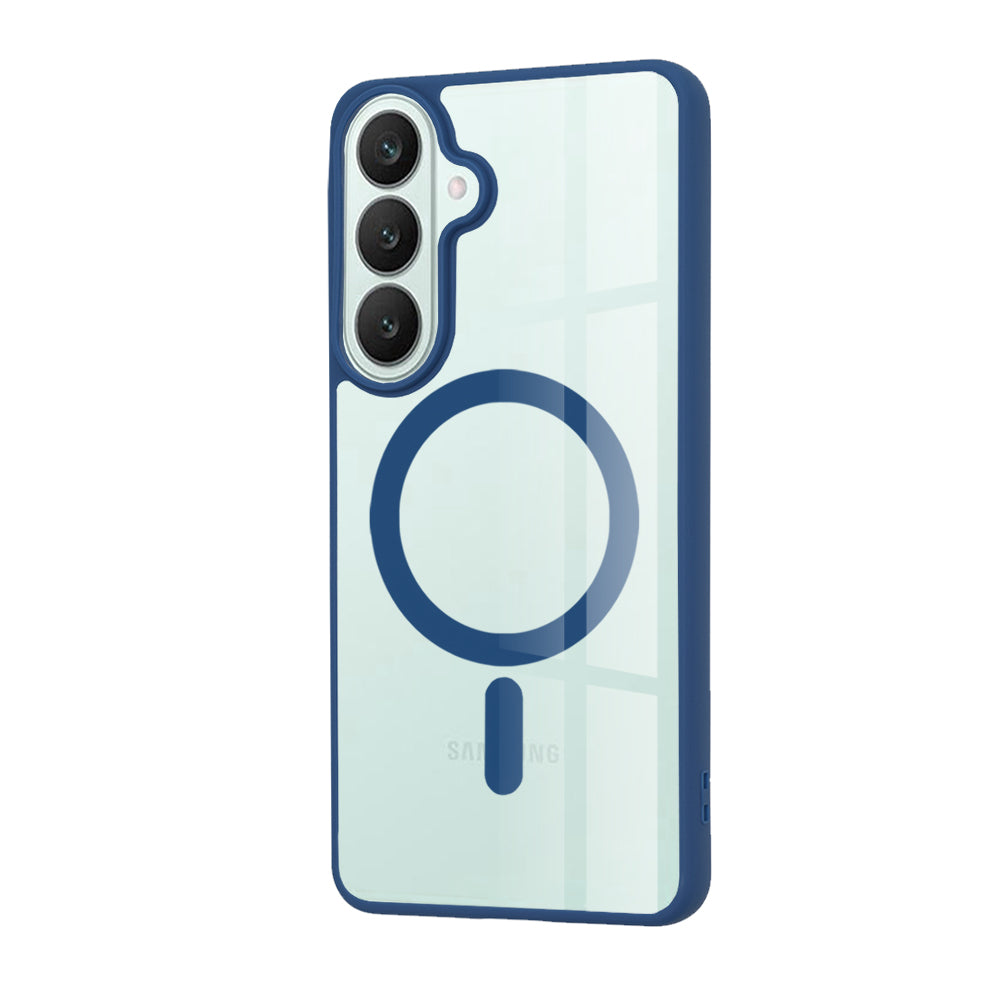 Husa de protectie Techsuit MagSafe Pro compatibil cu Samsung Galaxy S26 FE, Albastru