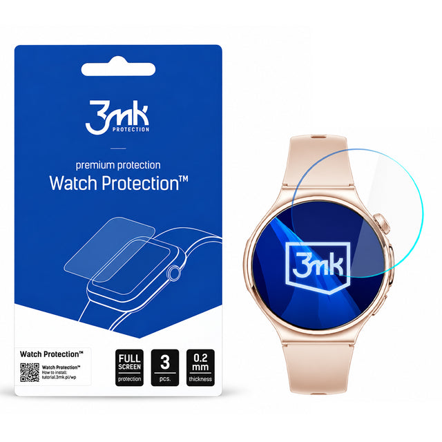 3mk védőfólia Huawei Watch 6 42mm, 3 db, átlátszó