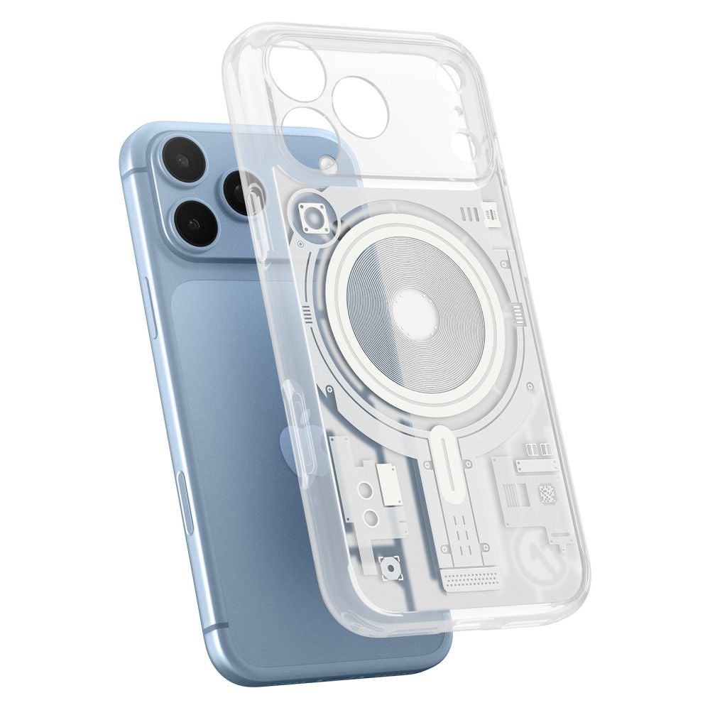 Husa de protectie Spigen Ultra Hybrid compatibil cu iPhone 17 Pro Max / iPhone 18 Pro Max, Alb