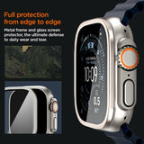 Rama & Folie pentru Apple Watch Ultra 4 / 3 / 2 / 1 (49mm) - Spigen Bezel Tune (ACS11595) - Silver
