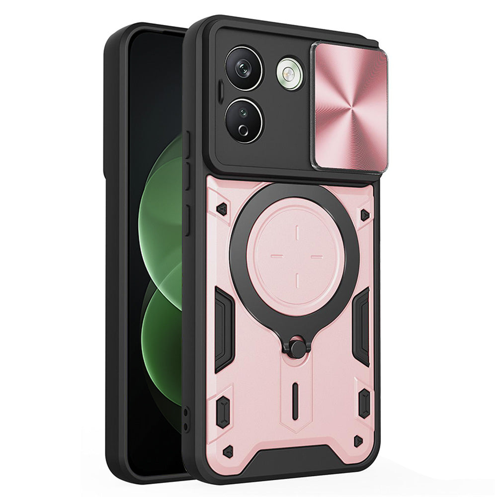 Husa de protectie Techsuit CamGuard Pro compatibil cu Xiaomi Redmi Note 17 Pro Max, Roz Auriu