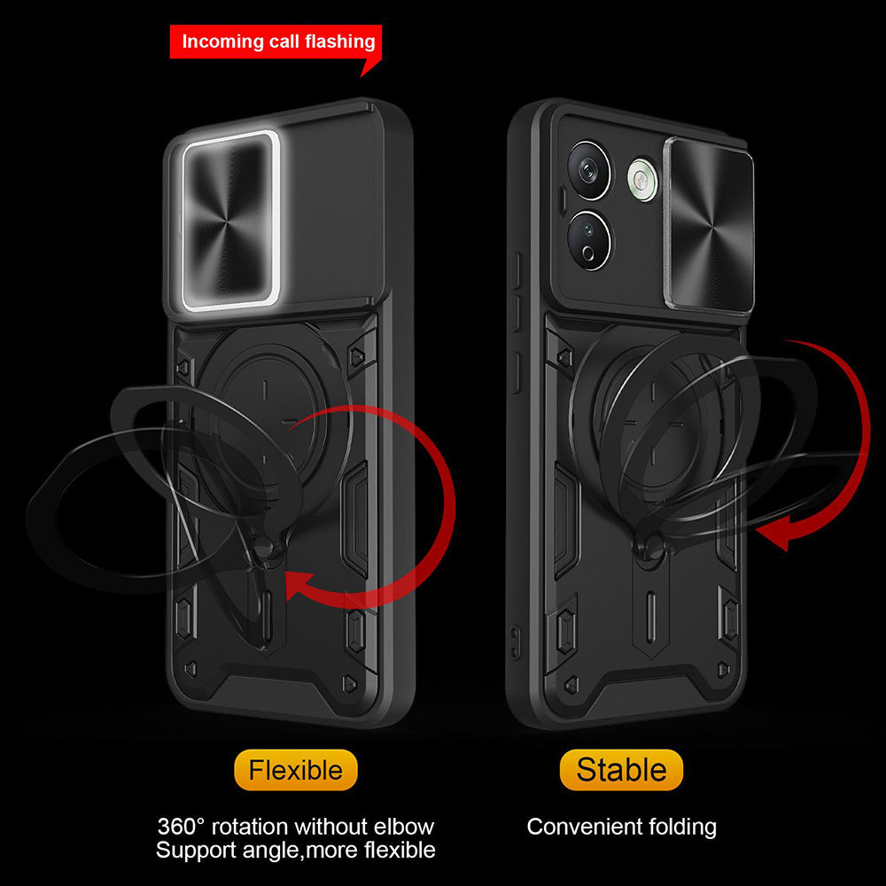 Husa de protectie Techsuit CamGuard Pro compatibil cu Xiaomi Redmi Note 17 Pro Max, Roz Auriu