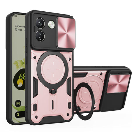 Husa de protectie Techsuit CamGuard Pro compatibil cu Xiaomi Redmi Note 17 Pro Max, Roz Auriu
