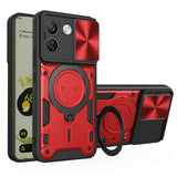 Husa de protectie Techsuit CamGuard Pro compatibil cu Xiaomi Redmi Note 17 Pro Max, Roșu