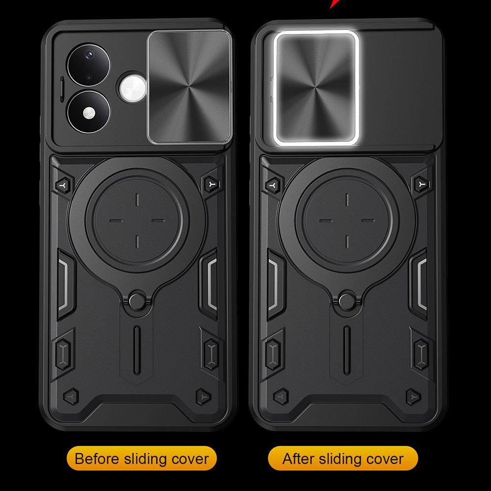 Husa de protectie Techsuit CamGuard Pro compatibil cu Xiaomi Redmi Note 17 4G / Redmi Note 17 5G, Roșu