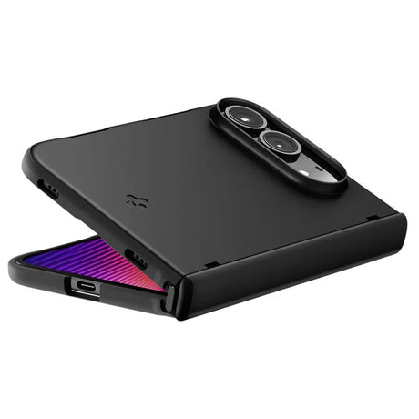 Husa de protectie Spigen Thintech Pro compatibil MagSafe, compatibil cu iPhone Duo, Negru
