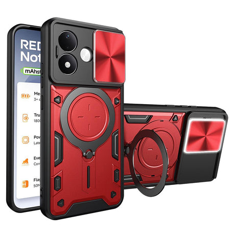 Husa de protectie Techsuit CamGuard Pro compatibil cu Xiaomi Redmi Note 17 Pro 5G, Roșu