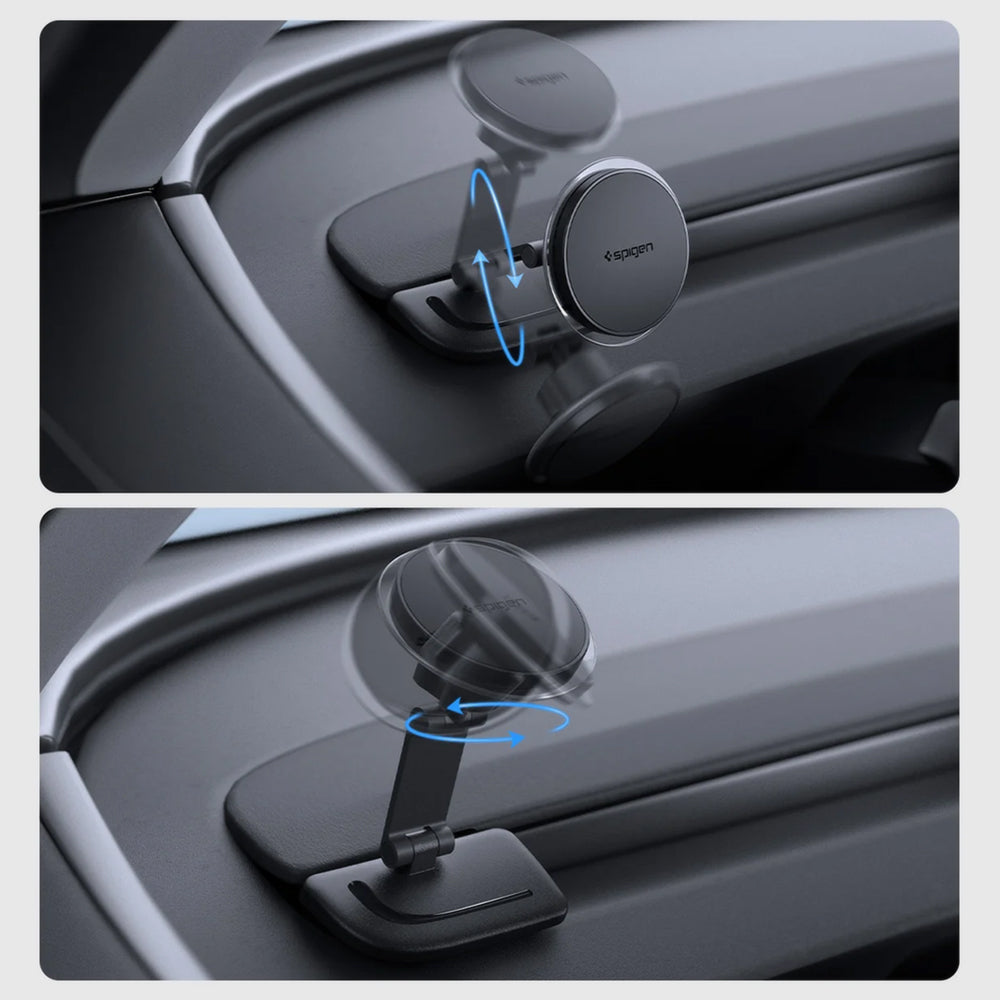 Suport cu Magnet pentru Grila de Ventilatie, Compatibil Tesla Y/3/Y L,  - Spigen TAM110 (ACP11873) - Black
