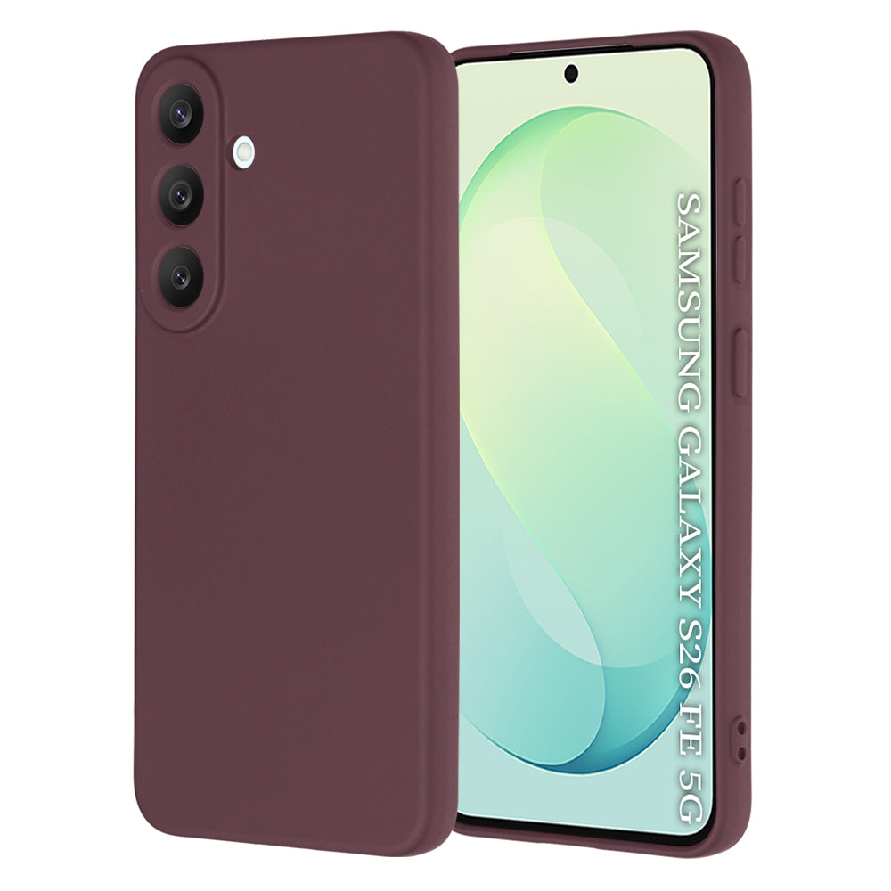 Husa de protectie Techsuit SoftFlex compatibil cu Samsung Galaxy S26 FE / S25 FE, Bordo
