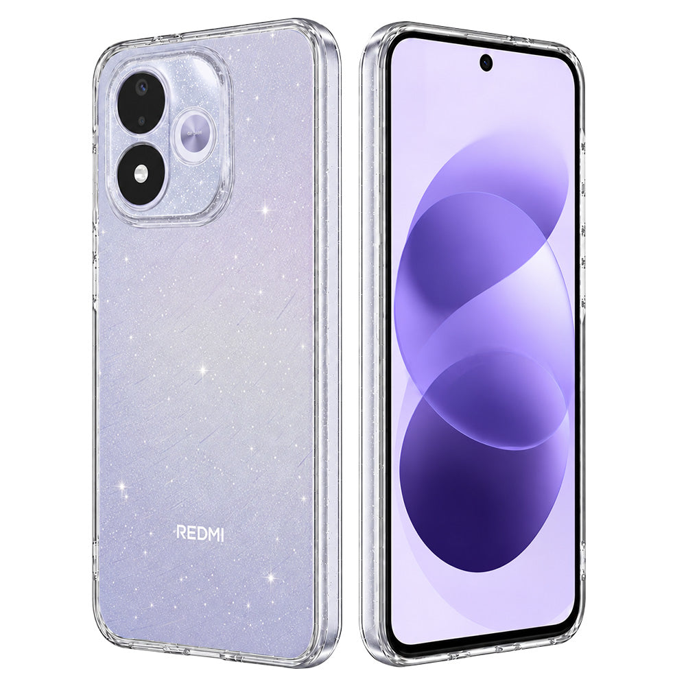 Husa de protectie Techsuit SparkleSkin Series compatibil cu Xiaomi Redmi Note 17 4G / Redmi Note 17 5G, Transparent