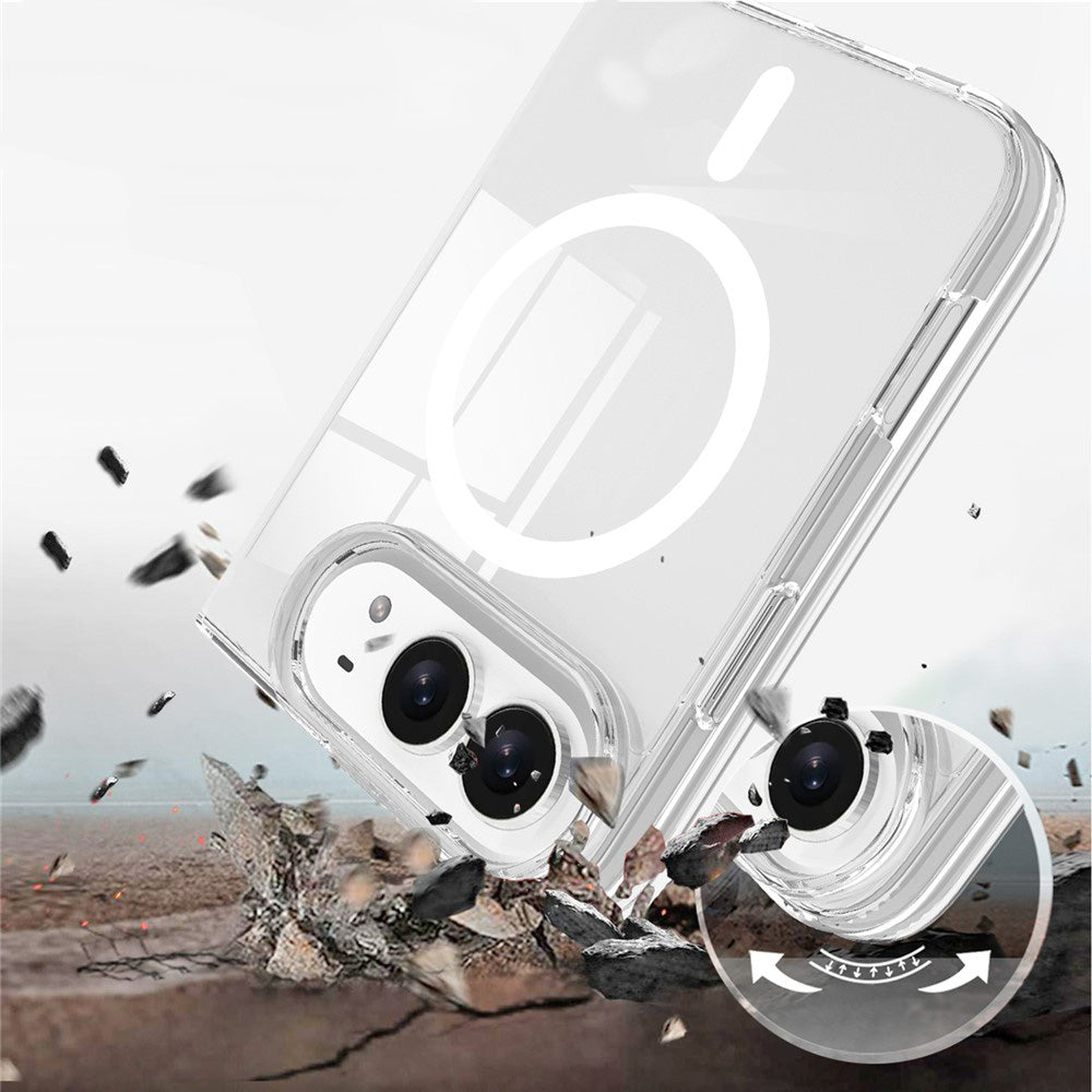Husa de protectie Techsuit Pro compatibil MagSafe, compatibil cu iPhone Duo, Transparent