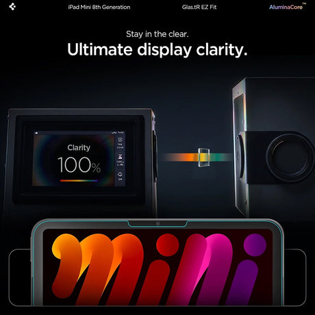 Spigen védőfólia iPad Mini 8 (2026) tablethez, átlátszó