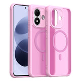 Husa de protectie Techsuit HaloFrost II cu inel magnetic compatibil cu Xiaomi Redmi Note 17 4G / Redmi Note 17 5G, Roz